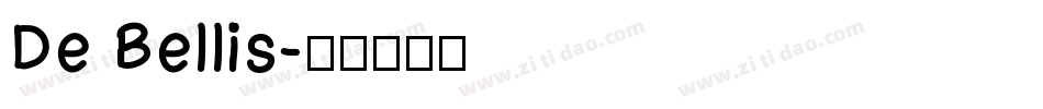 De Bellis字体转换